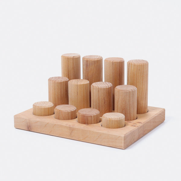 Grimm’s Stacking Game Rollers Natural Small