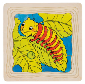 Goki Caterpillar Lifecycle 4 Layer Puzzle
